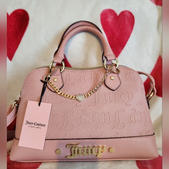 Juicy Couture Dome Satchel and Heart-Shaped Wallet - Picture 3 of 7